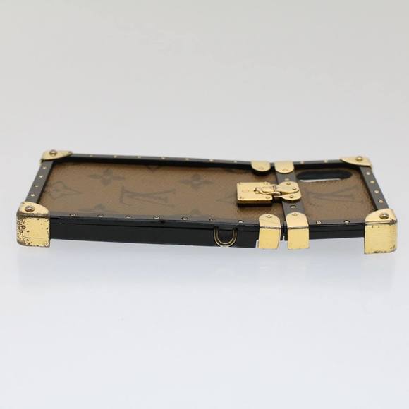 LOUIS VUITTON Monogram Reverse Eye Trunk iPhoneX Case M62619 LV Auth 50866 - Picture 4 of 13